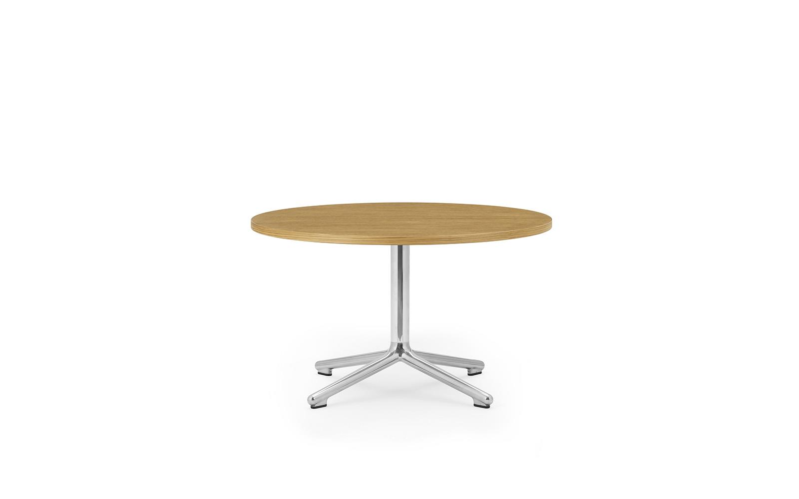 Lunar Table H40 cm Alu/Wood