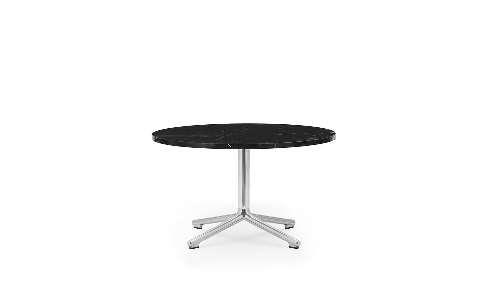 Lunar Tisch H40 Alu/Marmor