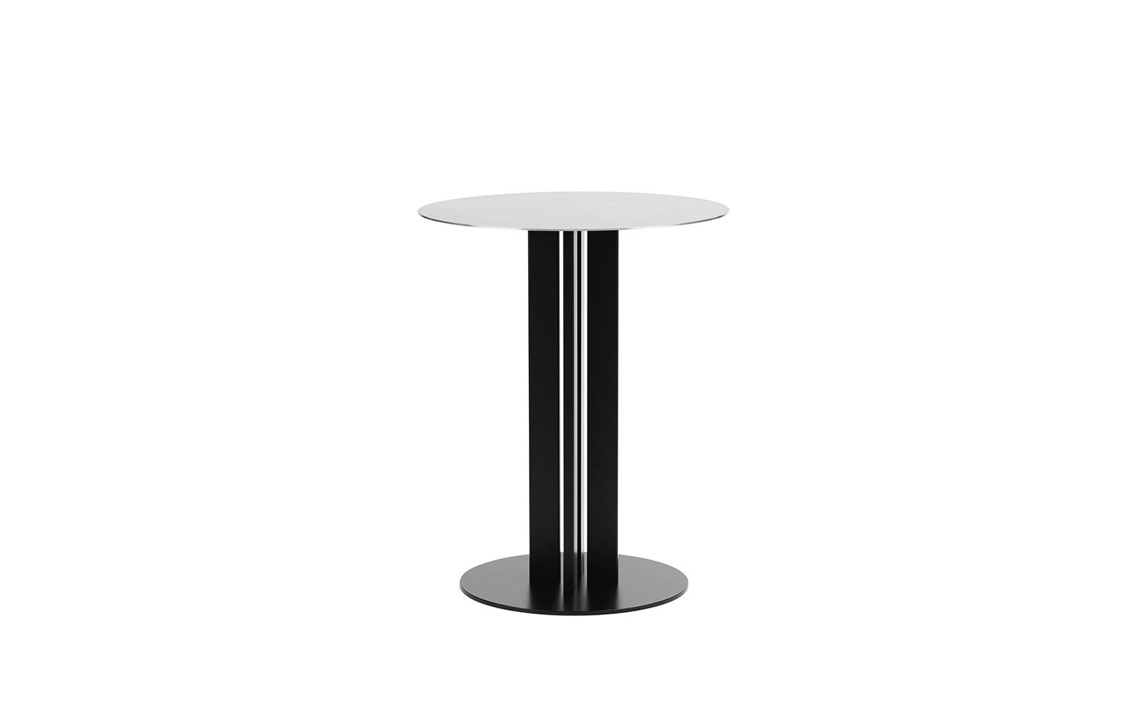 Scala Cafe Tisch H75 Ø60 cm Edelstahl